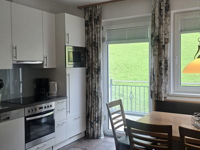 Essbereich der Ferienwohnung Fimba im Haus Wintertraum Ischgl